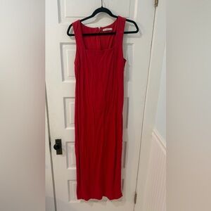 Abercrombie & Fitch Vibrant Red Maxi Dress